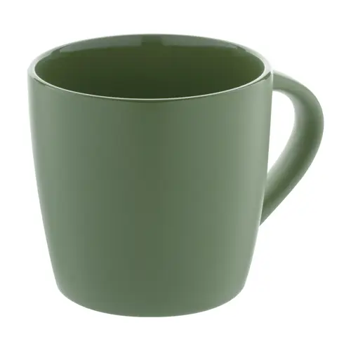 Tazza in ceramica colorata finitura esterna opaca e interna lucida in confezione in cartoncino kraft 280ml