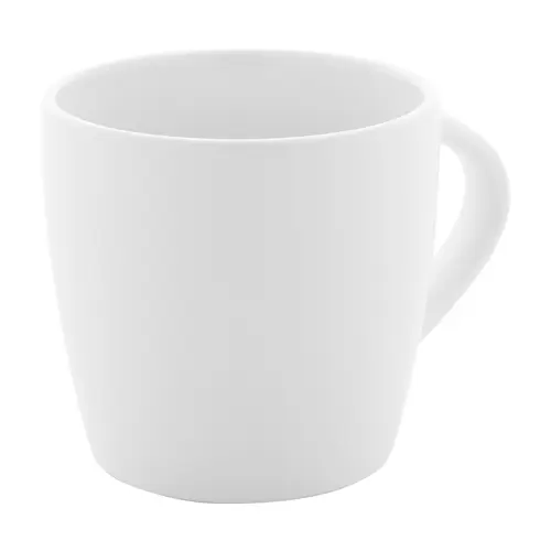 Tazza in ceramica colorata finitura esterna opaca e interna lucida in confezione in cartoncino kraft 280ml