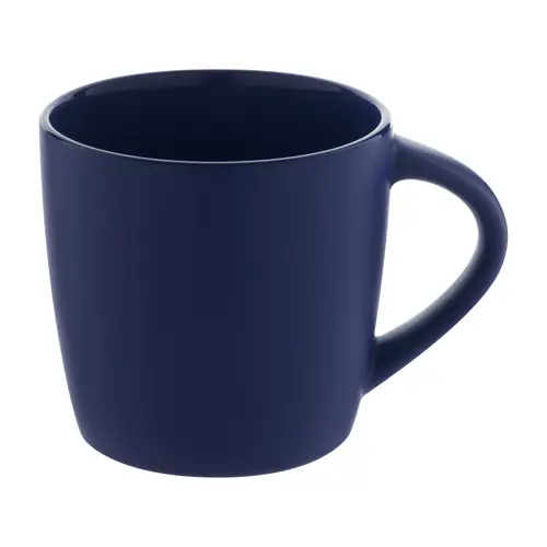 Tazza in ceramica colorata finitura esterna opaca e interna lucida in confezione in cartoncino kraft 280ml