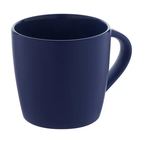 Tazza in ceramica colorata finitura esterna opaca e interna lucida in confezione in cartoncino kraft 280ml