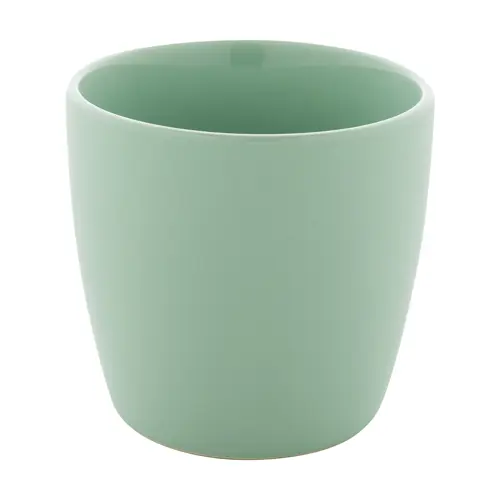 Tazza in ceramica colorata finitura esterna opaca e interna lucida in confezione in cartoncino kraft 280ml