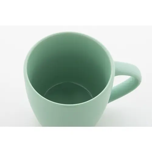 Tazza in ceramica colorata finitura esterna opaca e interna lucida in confezione in cartoncino kraft 280ml