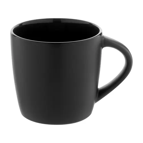 Tazza in ceramica colorata finitura esterna opaca e interna lucida in confezione in cartoncino kraft 280ml
