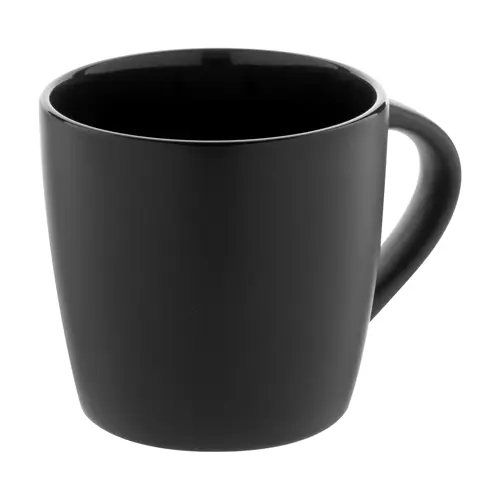 Tazza in ceramica colorata finitura esterna opaca e interna lucida in confezione in cartoncino kraft 280ml