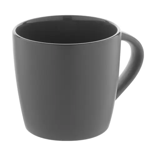Tazza in ceramica colorata finitura esterna opaca e interna lucida in confezione in cartoncino kraft 280ml