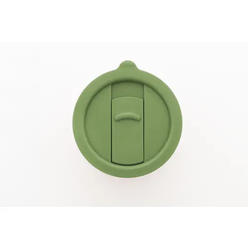 Tazza da viaggio da 300ml in ceramica rivestita con silicone e coperchio in plastica PP