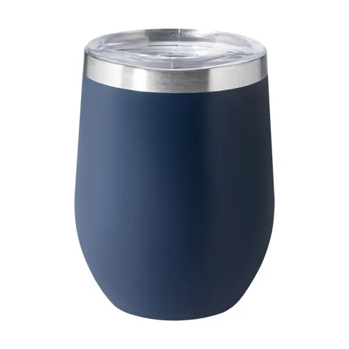 Tazza termica da 350ml in acciaio inox riciclato con coperchio in plastica