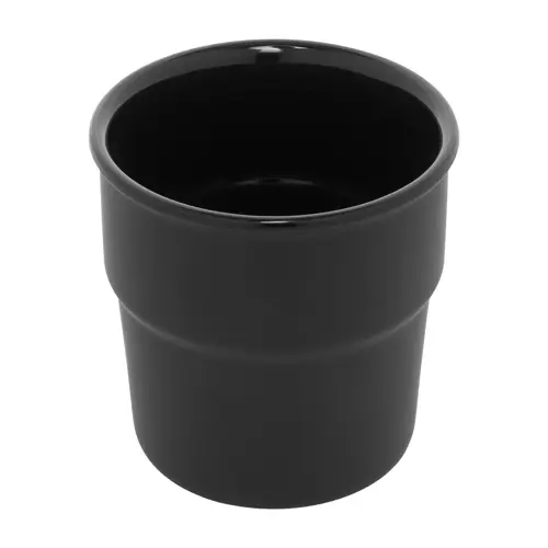 Tazza senza manico in ceramica colorata finitura esterna opaca interna lucida coperchio bambù da 240ml