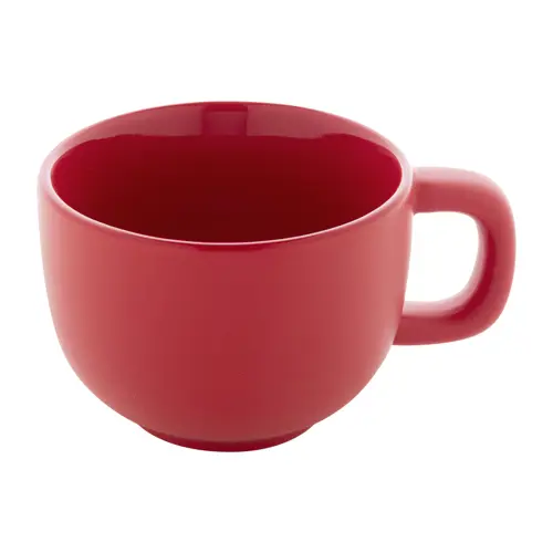 Set 2 tazze da cappuccino in ceramica con piattini 200ml