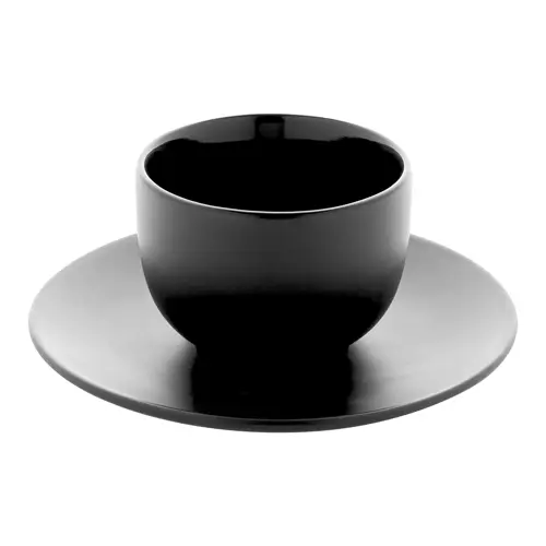 Set 2 tazze da cappuccino in ceramica con piattini 200ml