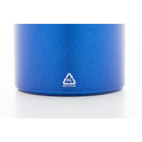 Borraccia in alluminio riciclato e coperchio bambù e laccio in silicone da 600ml