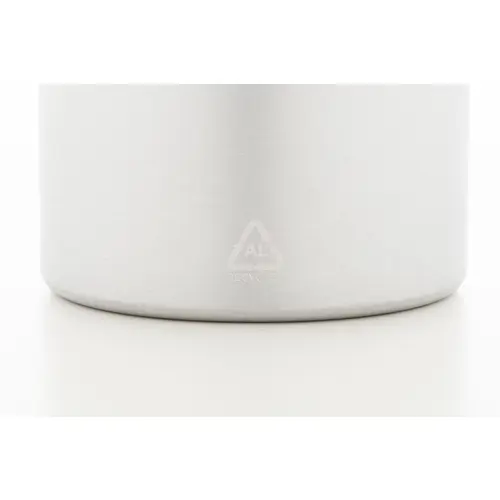 Borraccia in alluminio riciclato e coperchio bambù e laccio in silicone da 600ml