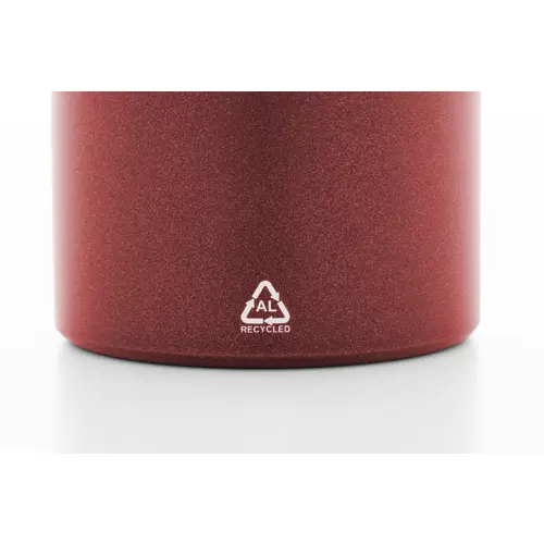 Borraccia in alluminio riciclato e coperchio bambù e laccio in silicone da 600ml