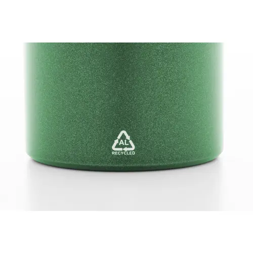 Borraccia in alluminio riciclato e coperchio bambù e laccio in silicone da 600ml