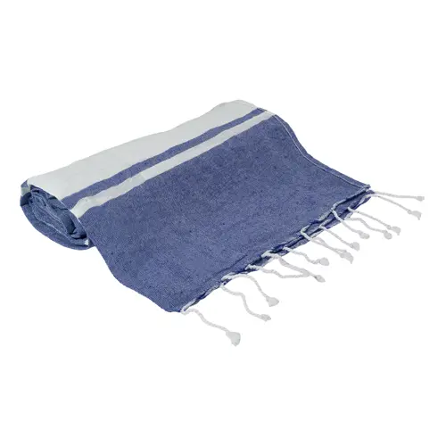 Telo mare in cotone riciclato RPET e sacca con chiusura a coulisse 180gr
