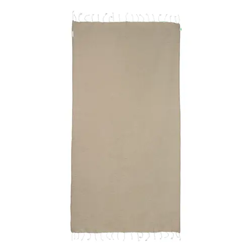 Telo mare Pareo in cotone riciclato e  poliestere RPET 180gr 90x180cm