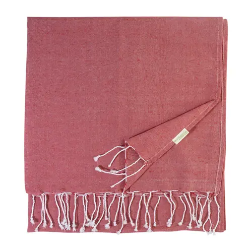 Telo mare Pareo in cotone riciclato e  poliestere RPET 180gr 90x180cm