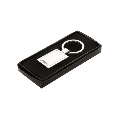 Portachiavi rettangolare in metallo