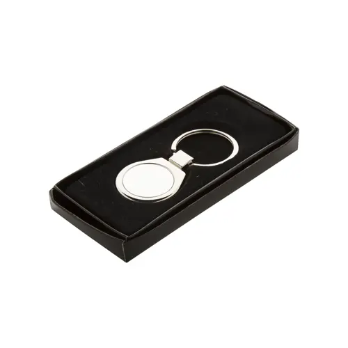 Portachiavi rotondo in metallo