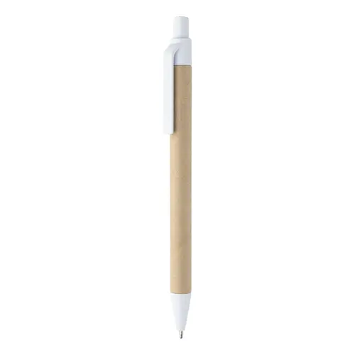 Block notes copertina in pelle PU riciclata fogli a righe segna pagine e penna refill blu