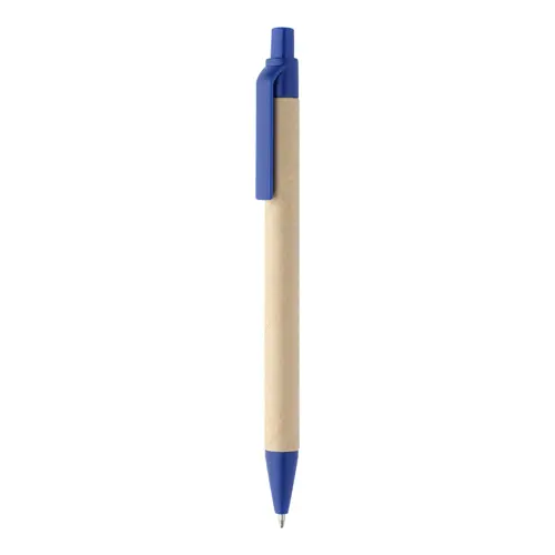 Block notes copertina in pelle PU riciclata fogli a righe segna pagine e penna refill blu
