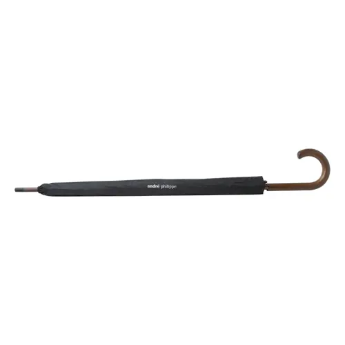 Ombrello antivento in RPET con apertura automatica e manico in legno ø1050×885mm