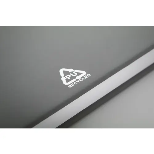 Block notes A5 in PU riciclato RPU con fogli neutri in carta riciclata