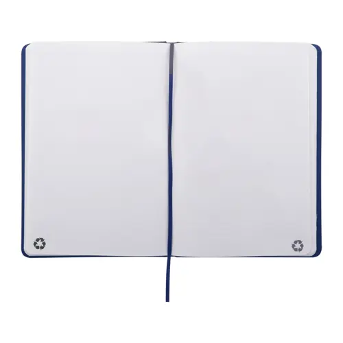 Block notes A5 in PU riciclato RPU con fogli neutri in carta riciclata