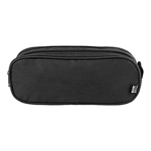 Astuccio in RPET per penne a 2 scomparti