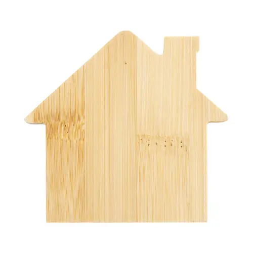 Apribottiglie magnetico a forma di casa in bambù