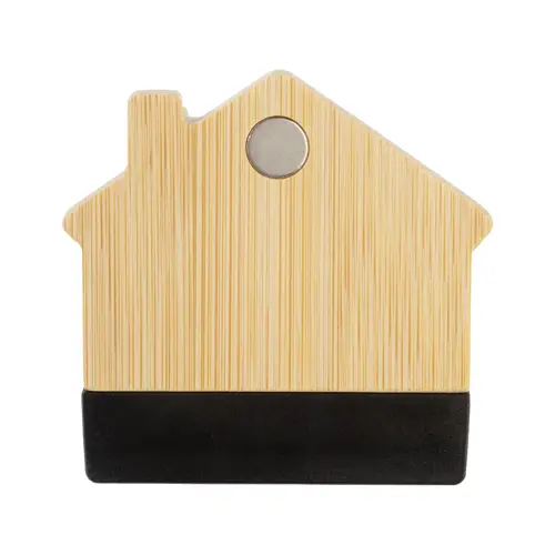 Fermaglio e magnete da frigo a forma di casa in bambù