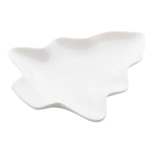 Piatto Natalizio in porcellana 130×150×17 mm