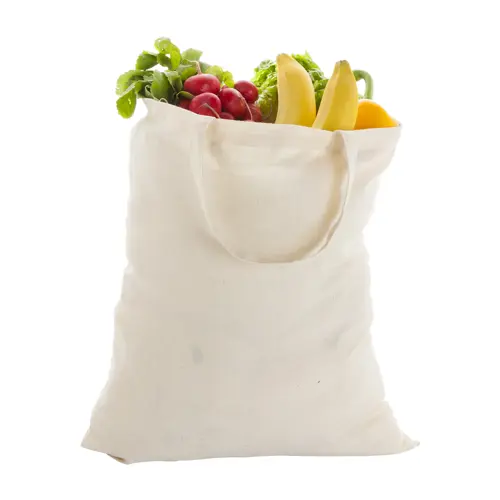 Shopper leggera in Cotone con manico corto da 95gr 37x41cm