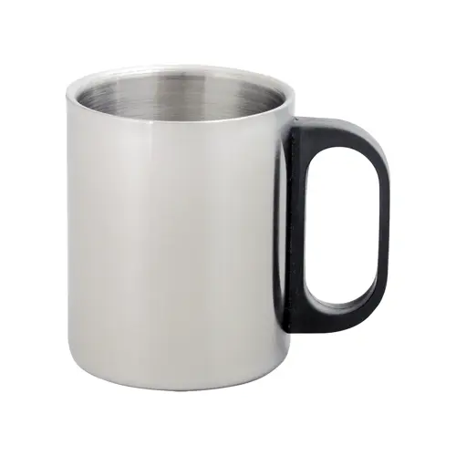 Tazza in acciaio con manico in plastica 175ml
