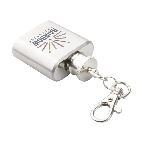 portachiavi con mini fiaschetta