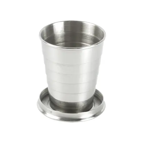Bicchiere pieghevole in acciaio inox da 70ml