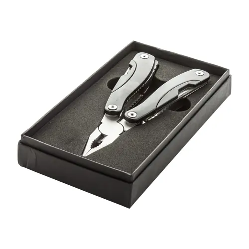 Pinze a 8 funzioni in confezione regalo nera 180×96×27 mm