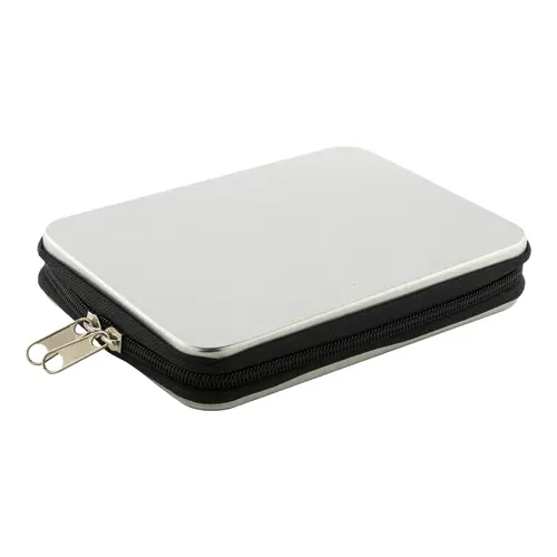 Set attrezzi da 25 pezzi con valigetta in alluminio 130×17×30 mm