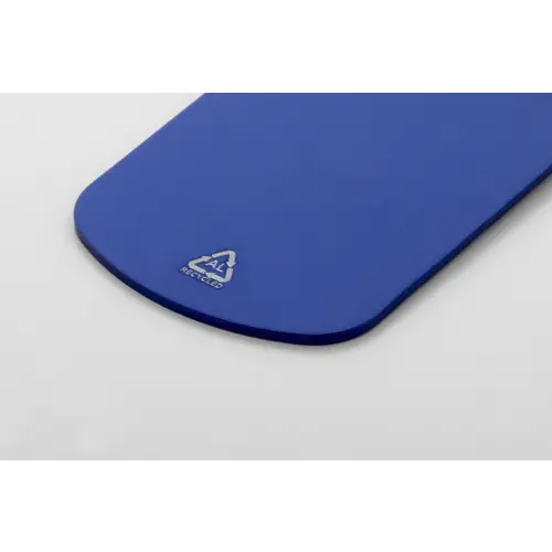 Portachiavi in alluminio riciclato con anello in metallo