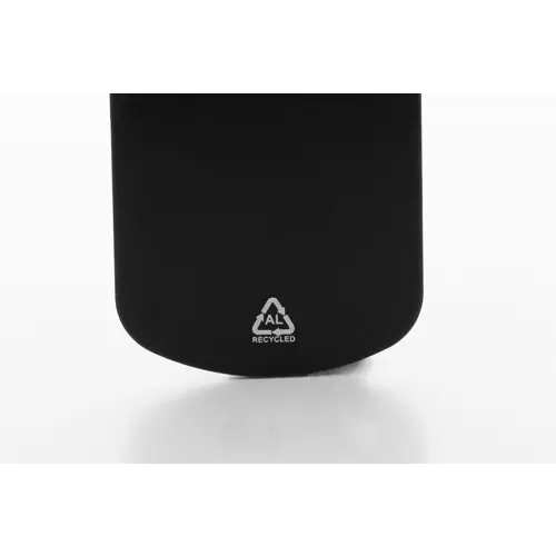 Portachiavi in alluminio riciclato con anello in metallo