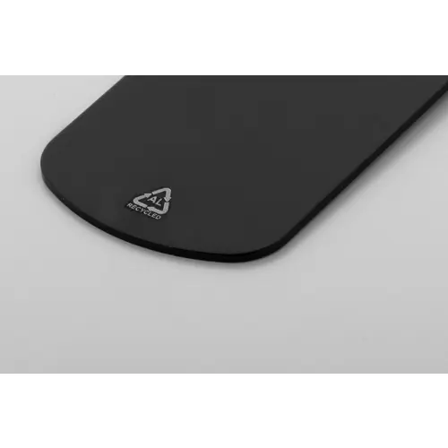 Portachiavi in alluminio riciclato con anello in metallo