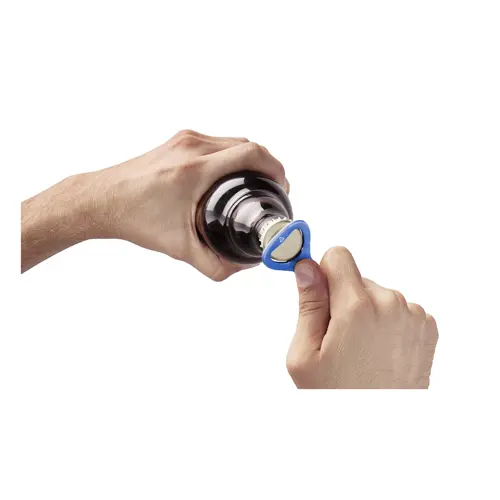 Apribottiglie in alluminio riciclato