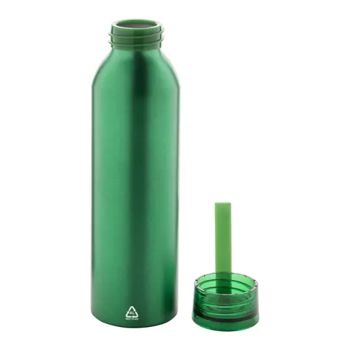 Borraccia in alluminio riciclato e laccio in silicone da 600ml