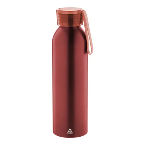 Borraccia in alluminio riciclato e laccio in silicone da 600ml