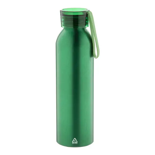 Borraccia in alluminio riciclato e laccio in silicone da 600ml