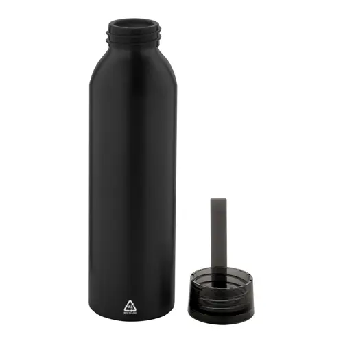 Borraccia in alluminio riciclato e laccio in silicone da 600ml