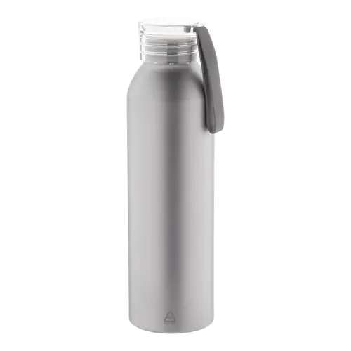 Borraccia in alluminio riciclato e laccio in silicone da 600ml