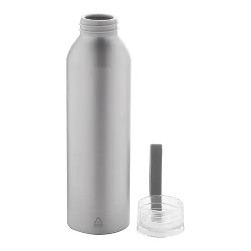 Borraccia in alluminio riciclato e laccio in silicone da 600ml