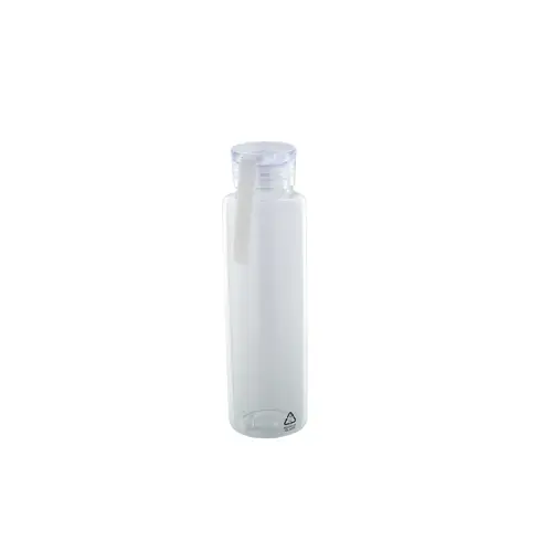 Borraccia in vetro riciclato da 550ml con coperchio in PS custodia in neoprene RPET e cinturino in silicone