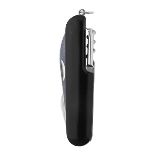 Coltello tascabile in acciaio inossidabile con 5 funzioni e manico in alluminio